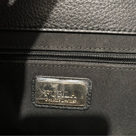 FURLA Julia top handle satchel black leather - Picture 11 of 16